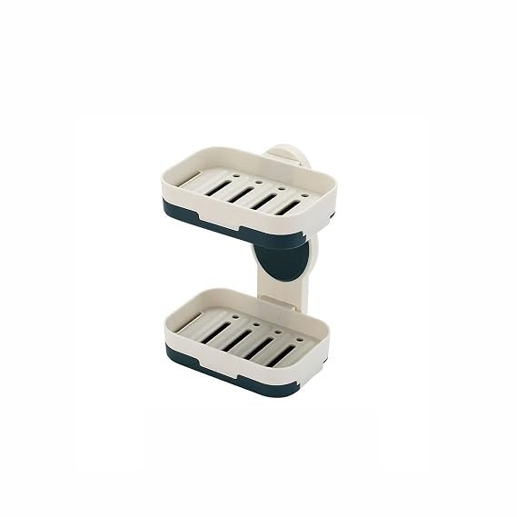 LUCIY Soap Holder Wall-mounted Soap Box Double