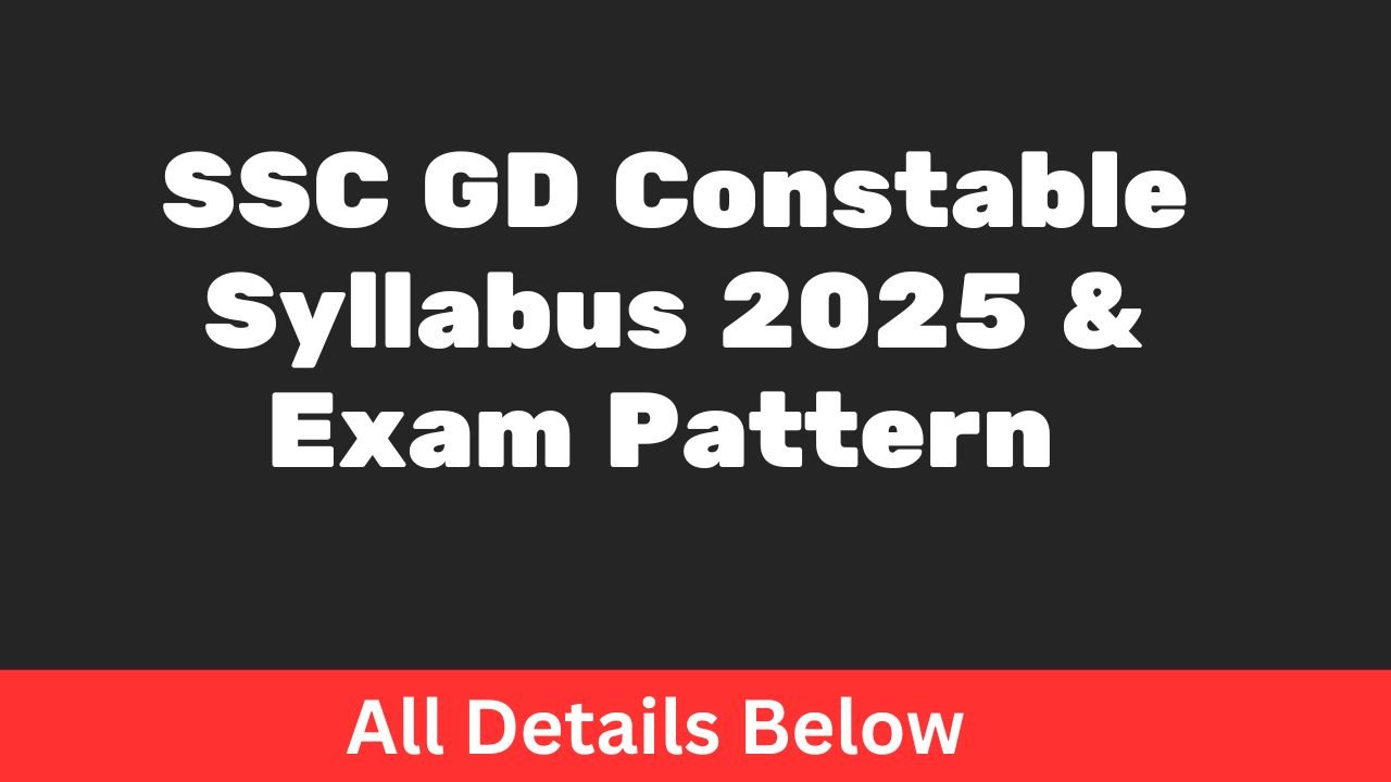 JKSSB JK Police SI Syllabus and Exam Pattern 2025